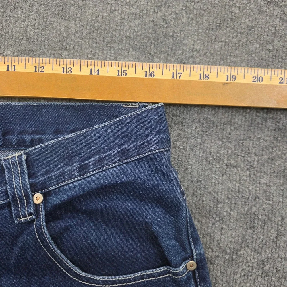 VTG Elephant Jeans Mens 34x31 Blue Denim Carpenter Wide Leg Baggy Hip Hop Skater